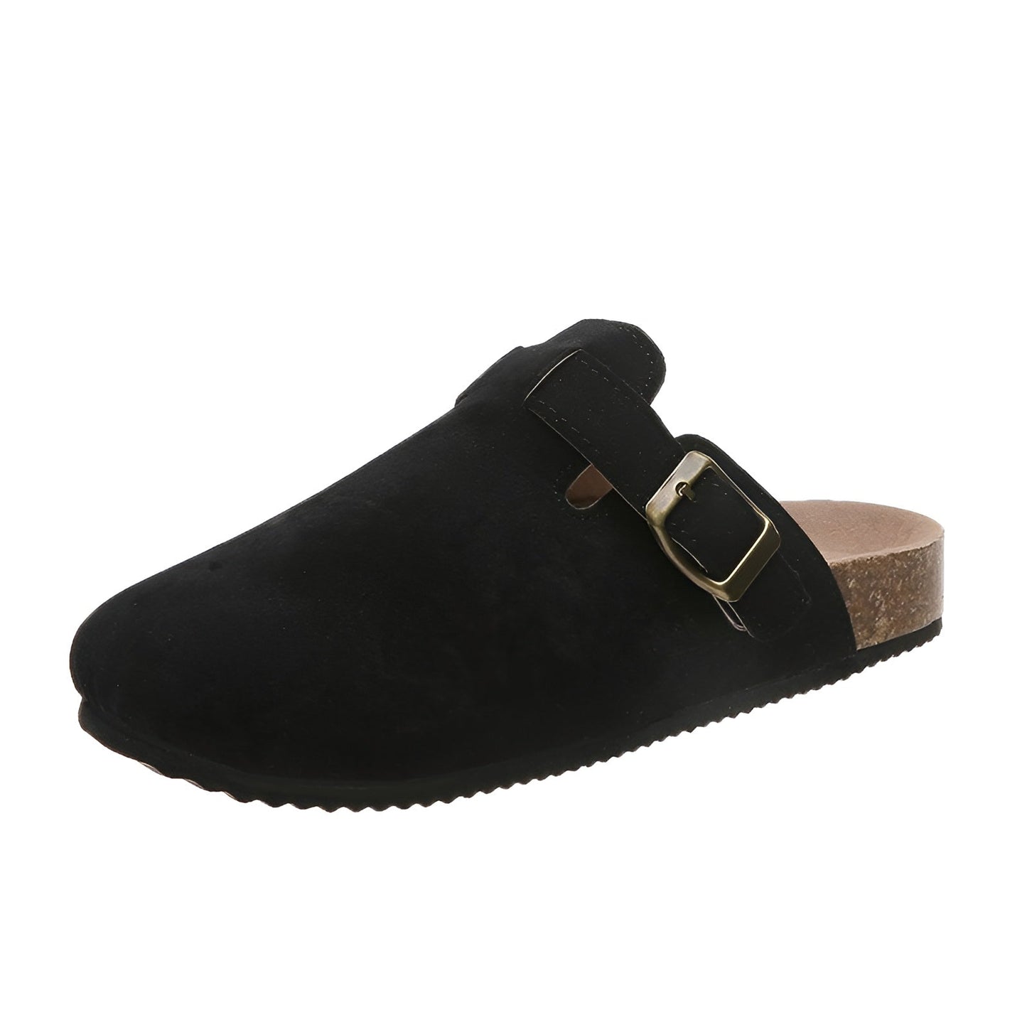 Orthopädische Damen Clogs mit Fußbett – Bequeme Hausschuhe mit Korksohle & Schnalle – Rutschfest & ergonomisch – Größen 36–42