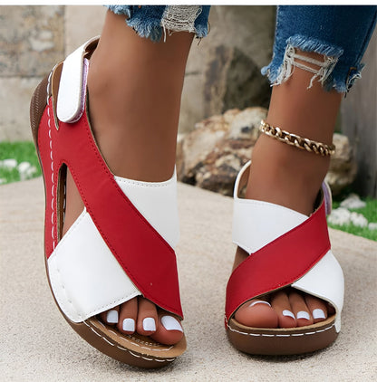 Orthopädische Damen-Sandalen – Bequeme Sommerschuhe mit Fußbett & Dämpfung – Stilvoll, rutschfest, atmungsaktiv – Größen 36–43