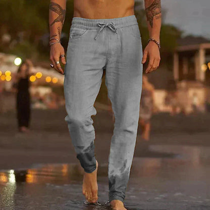 Herren Leinenhose – Komfortabel, Lässig, Atmungsaktiv – Leichtes Material, Verschiedene Farben – Größe S–XXL