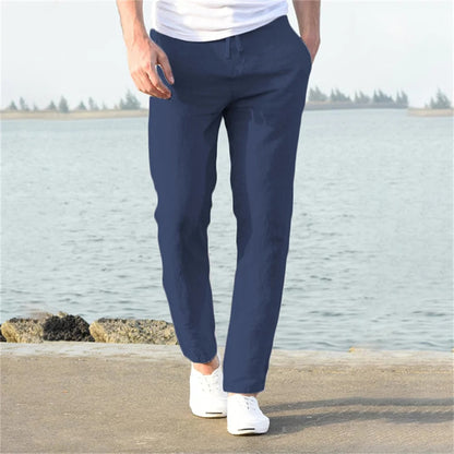Leichte Herren Leinenhose – Casual & Komfortabel – Atmungsaktiv, Sommer, Größe M–XXL