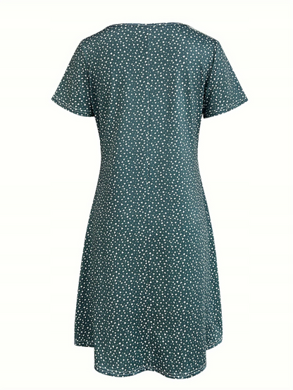 Bequemes und Trendiges Sommerkleid für Damen – Leichter Stoff, Modischer Schnitt – Größe S–3XL – Ideal für Urlaub, Alltag & Freizeit