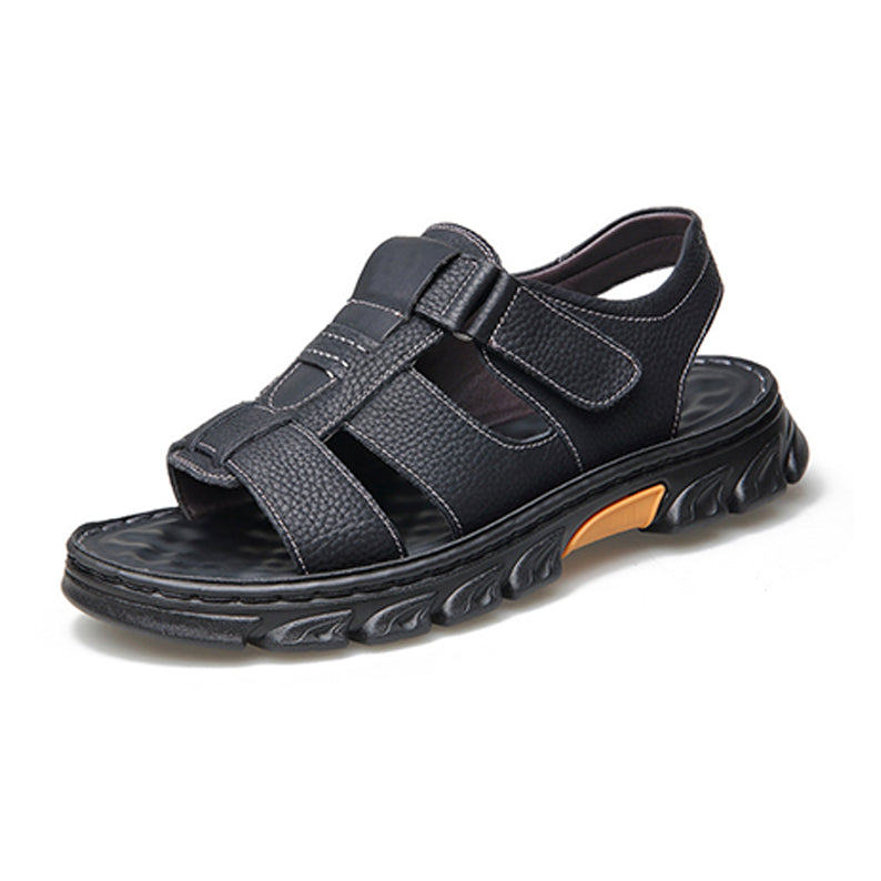 Hochwertige Herren Ledersandalen – Ergonomisch, Bequem, Robust & Alltagstauglich – Sommer-Sandalen aus Echtleder – Größe 40–48
