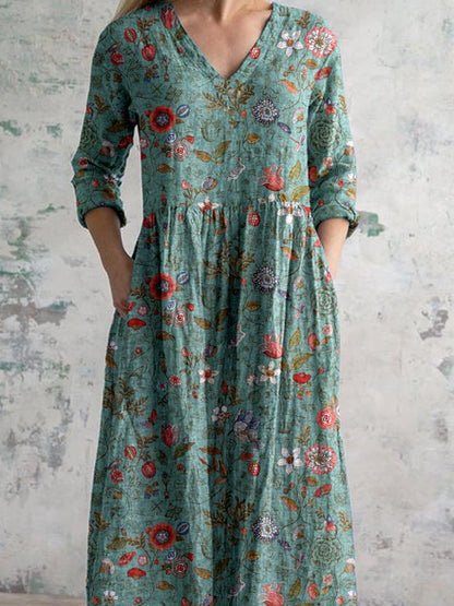 Luftiges Sommerkleid für Damen – Leichter Stoff, Fließender Schnitt – Größe S–3XL – Perfekt für Sommer, Urlaub & Freizeit