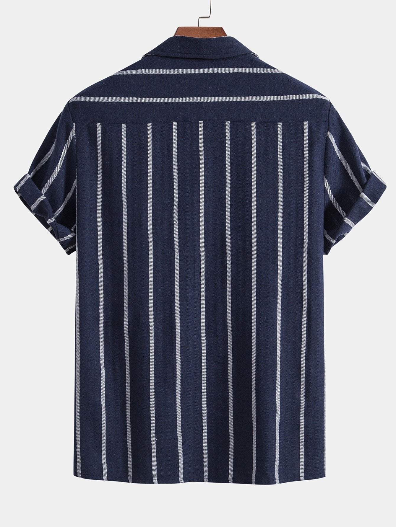 Gestreiftes Herren Kurzarmhemd & Shorts Set – Zweiteilig, Leicht & Stylisch – Sommerlook für Freizeit & Urlaub – Größe S–XXL