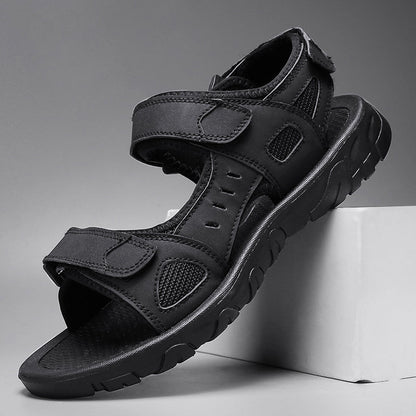 Klassische Herren Sandalen – Stilvoll, Bequem & Rutschfest – Größe 40–47 – Ideal für Sommer, Freizeit & Urlaub