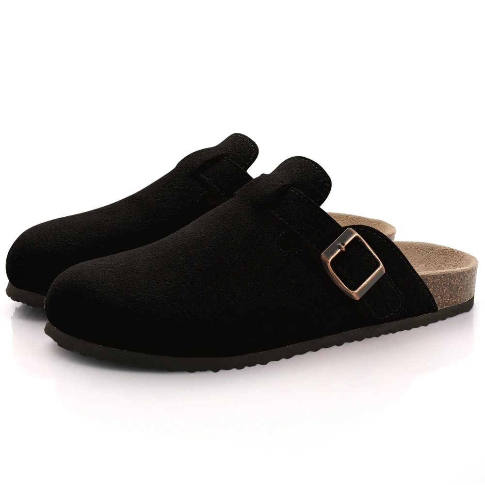 Orthopädische Pantoffeln Damen & Herren – Weich, Stützend, Rutschfest – Größe 36–46 – Grau/Beige