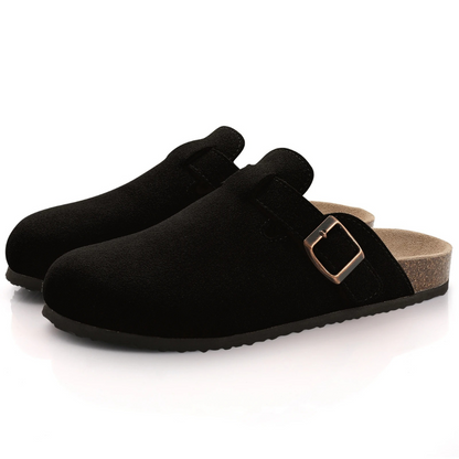 Orthopädische Pantoffeln Damen & Herren – Weich, Stützend, Rutschfest – Größe 36–46 – Grau/Beige