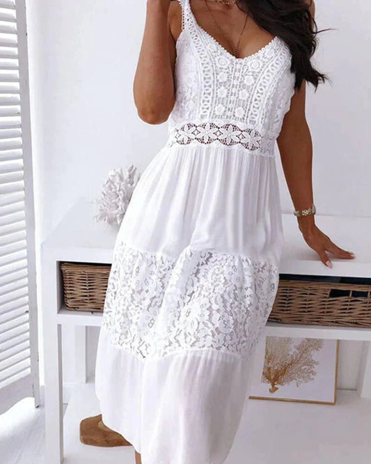 Elegantes Boho-Maxikleid – Luftig, Fließend & Femininer Schnitt – Sommerkleid – Größe S–XL