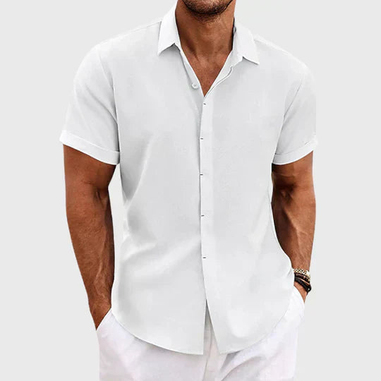 Sommer Hemd für Herren – Button-up Design, Leichter Stoff, Kurzarm – Größe S–XXL – Perfekt für Sommer, Freizeit & Urlaub