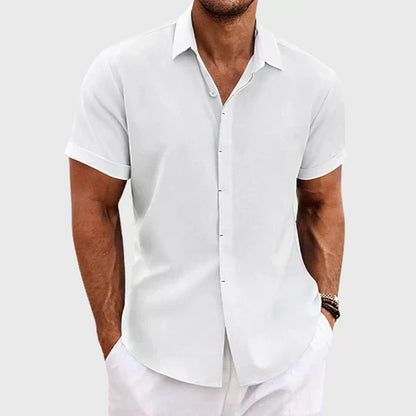 Sommer Hemd für Herren – Button-up Design, Leichter Stoff, Kurzarm – Größe S–XXL – Perfekt für Sommer, Freizeit & Urlaub